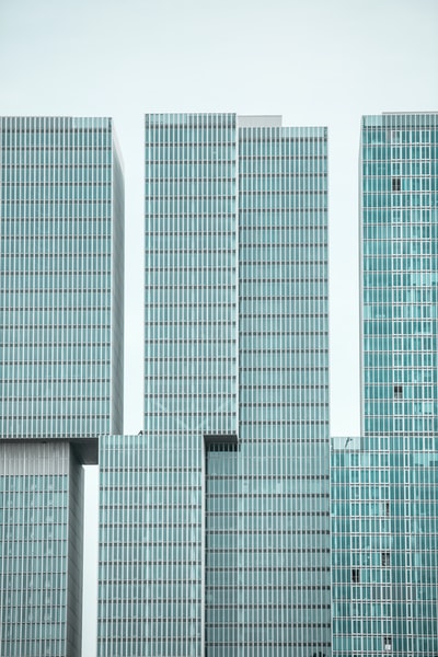 High-rise building transparent glass
